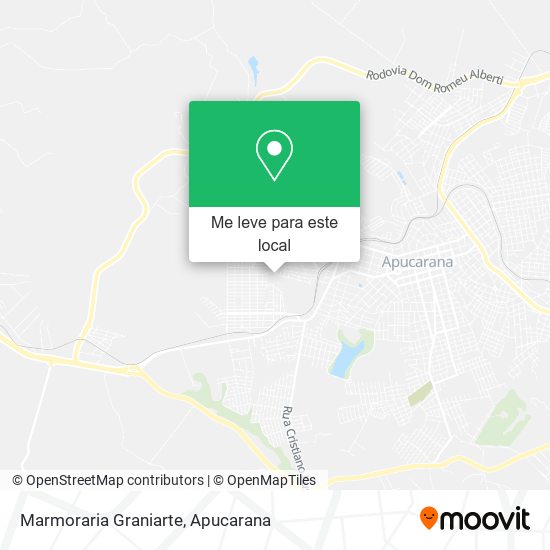 Marmoraria Graniarte mapa