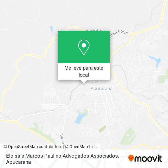 Eloisa e Marcos Paulino Advogados Associados mapa