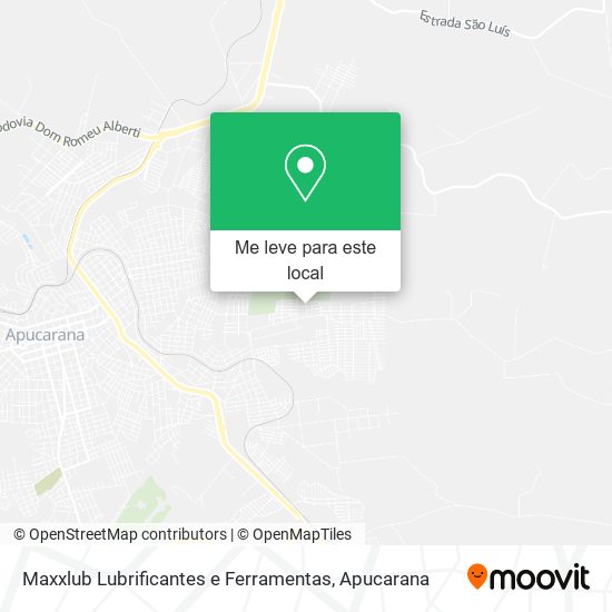 Maxxlub Lubrificantes e Ferramentas mapa