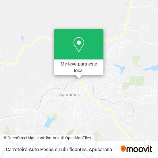 Carreteiro Auto Pecas e Lubrificantes mapa