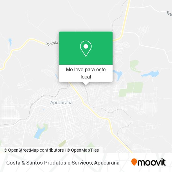 Costa & Santos Produtos e Servicos mapa
