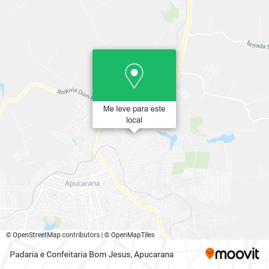 Padaria e Confeitaria Bom Jesus mapa