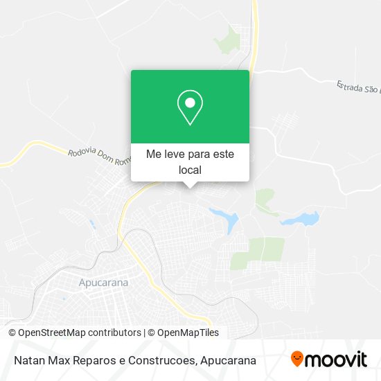 Natan Max Reparos e Construcoes mapa