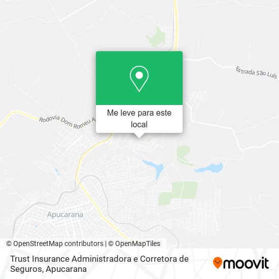 Trust Insurance Administradora e Corretora de Seguros mapa