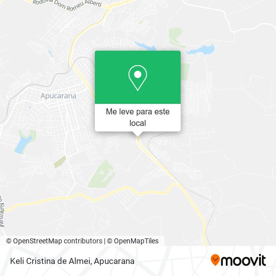 Keli Cristina de Almei mapa