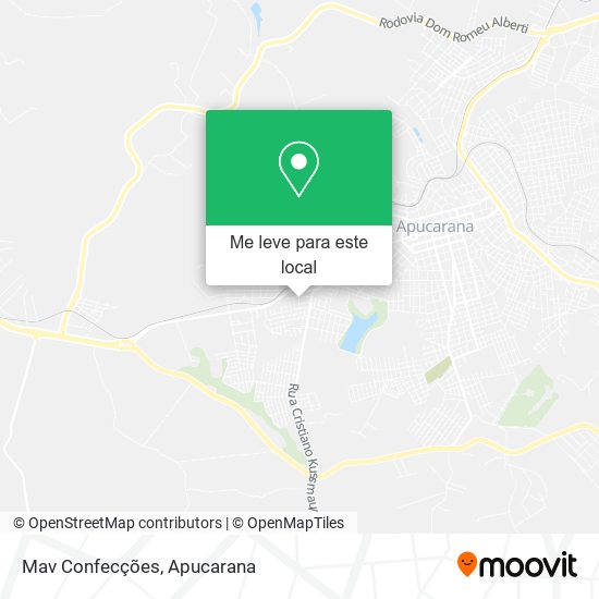 Mav Confecções mapa