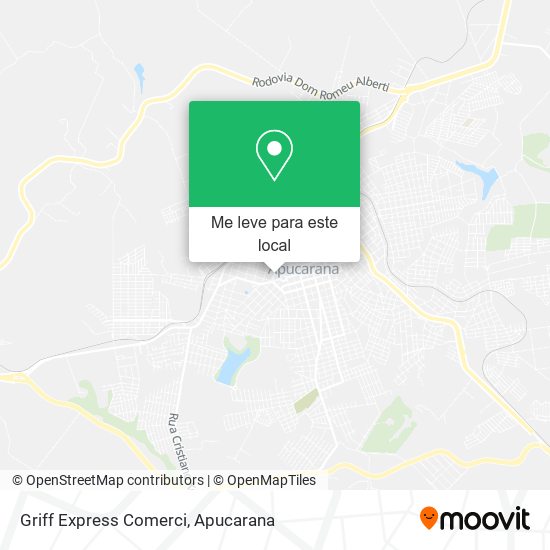 Griff Express Comerci mapa