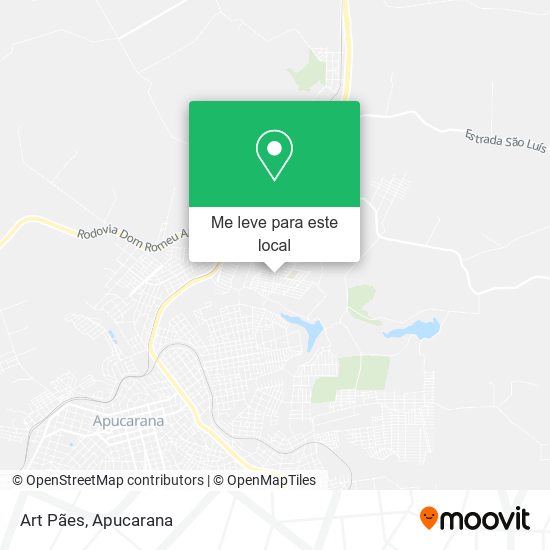 Art Pães mapa