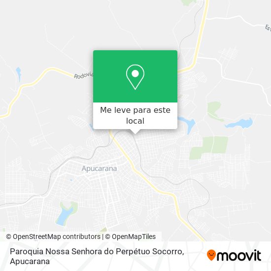 Paroquia Nossa Senhora do Perpétuo Socorro mapa