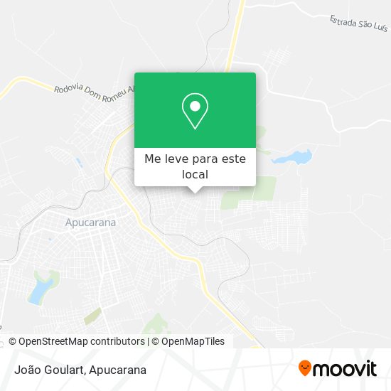 João Goulart mapa