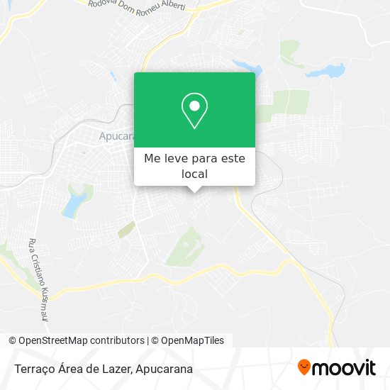 Terraço Área de Lazer mapa