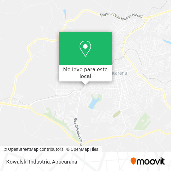 Kowalski Industria mapa