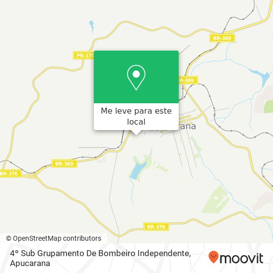 4º Sub Grupamento De Bombeiro Independente mapa