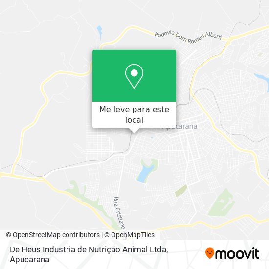 De Heus Indústria de Nutrição Animal Ltda mapa
