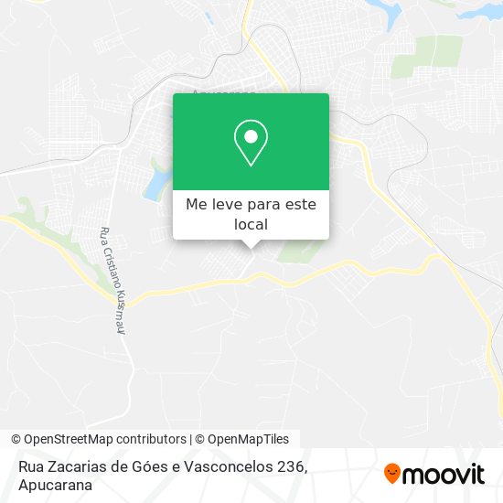 Rua Zacarias de Góes e Vasconcelos 236 mapa