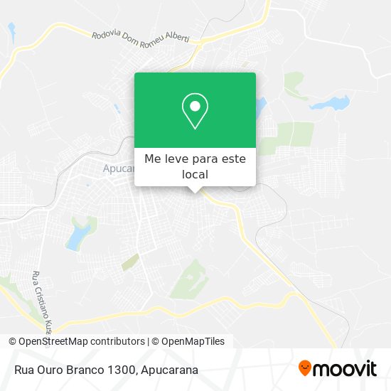 Rua Ouro Branco 1300 mapa