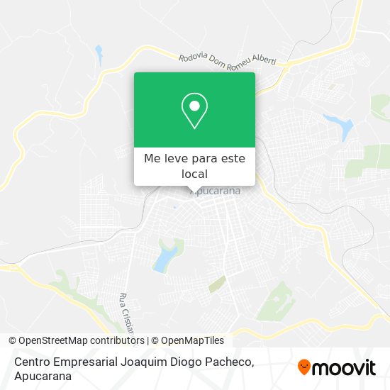 Centro Empresarial Joaquim Diogo Pacheco mapa