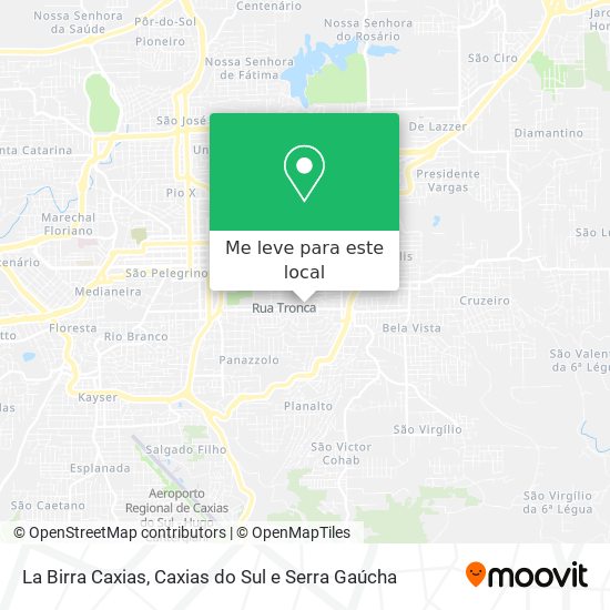 La Birra Caxias mapa