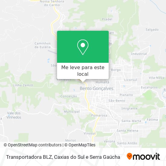 Transportadora BLZ mapa