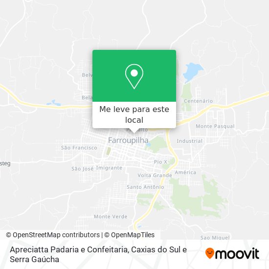 Apreciatta Padaria e Confeitaria mapa