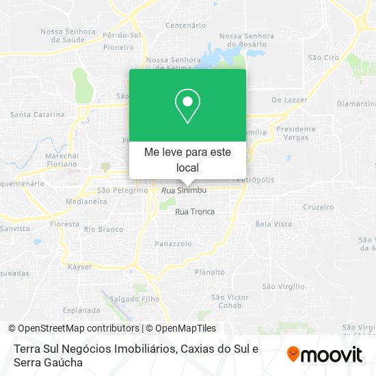 Terra Sul Negócios Imobiliários mapa