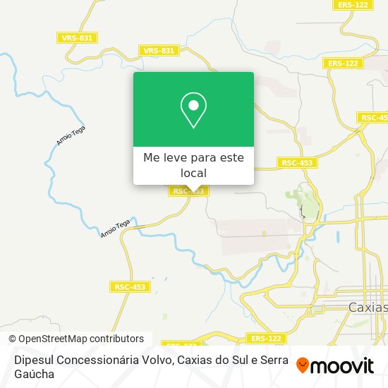 Dipesul Concessionária Volvo mapa