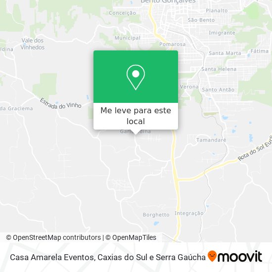 Casa Amarela Eventos mapa