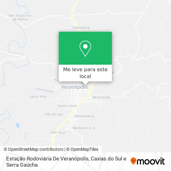 Estação Rodoviária De Veranópolis mapa