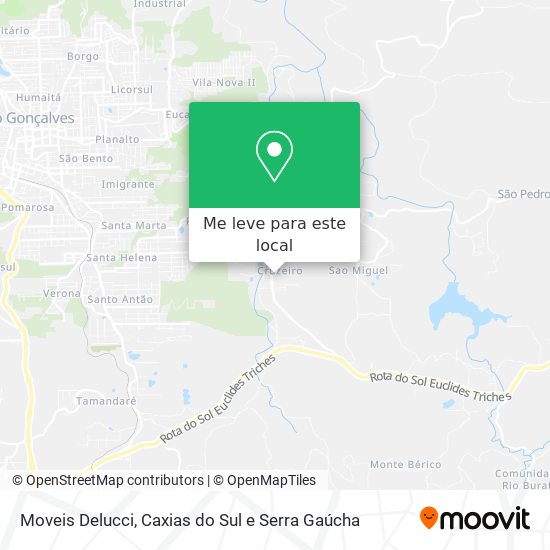 Moveis Delucci mapa
