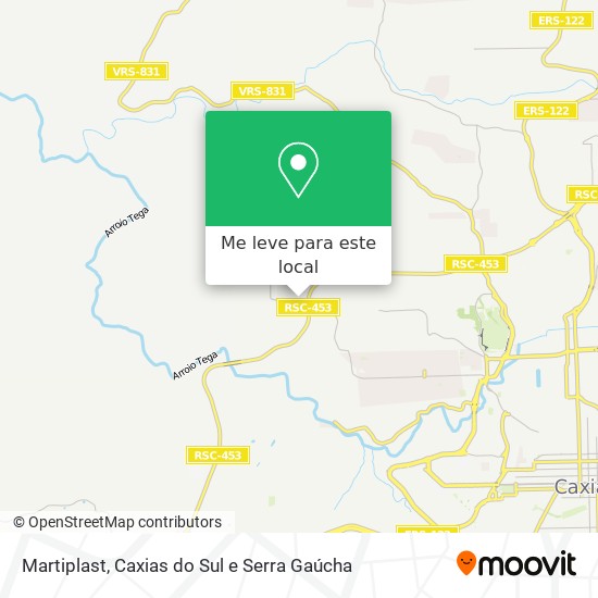 Martiplast mapa
