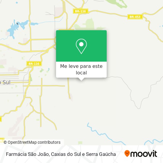 Farmácia São João mapa