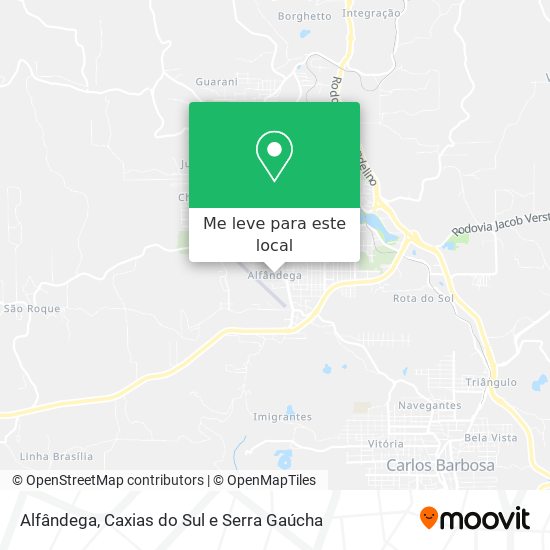 Alfândega mapa