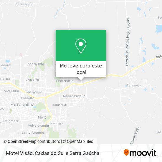 Motel Visão mapa