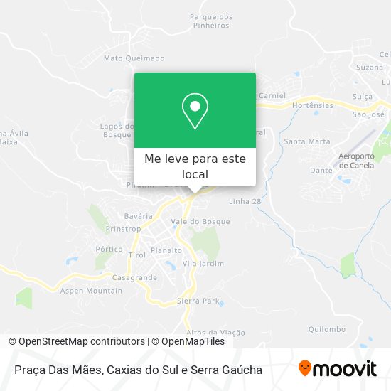 Praça Das Mães mapa