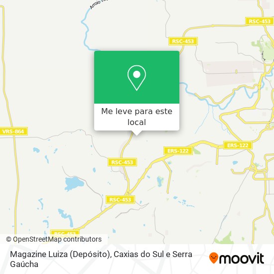 Magazine Luiza (Depósito) mapa
