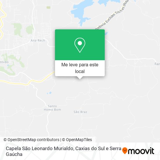 Capela São Leonardo Murialdo mapa
