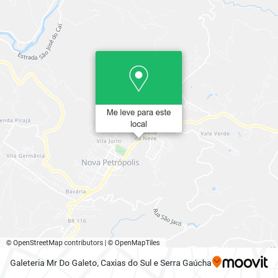 Galeteria Mr Do Galeto mapa