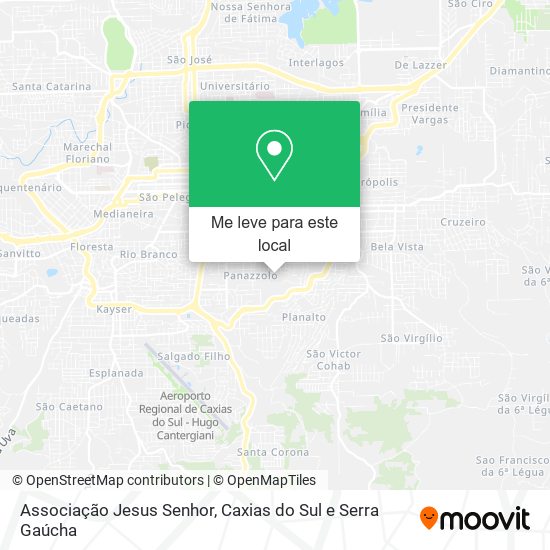 Associação Jesus Senhor mapa