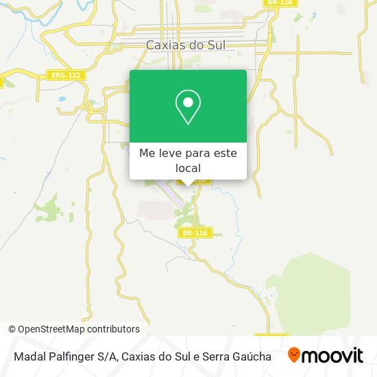 Madal Palfinger S/A mapa