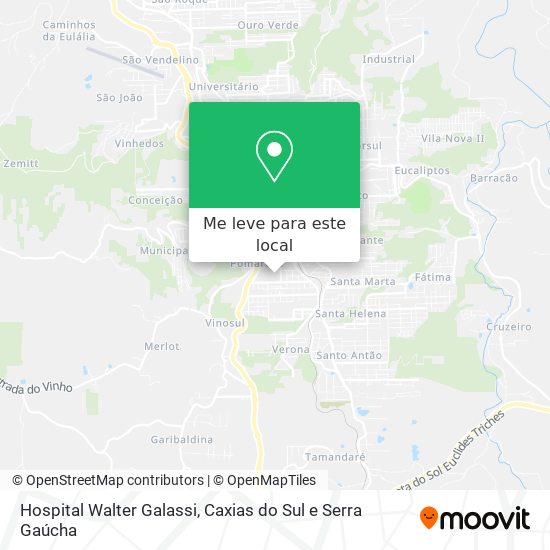 Hospital Walter Galassi mapa