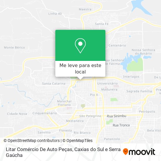 Litar Comércio De Auto Peças mapa