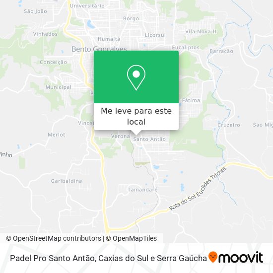 Padel Pro Santo Antão mapa