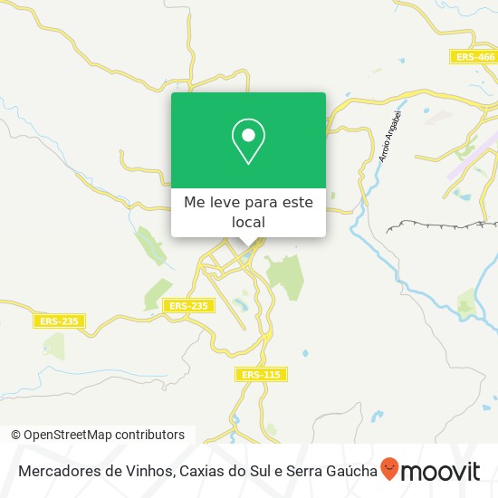 Mercadores de Vinhos mapa