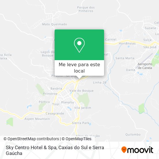 Sky Centro Hotel & Spa mapa