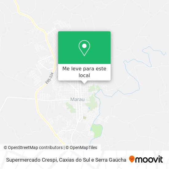 Supermercado Crespi mapa
