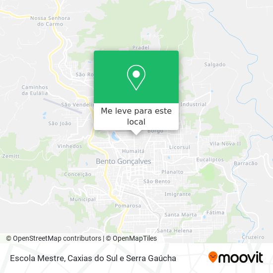 Escola Mestre mapa