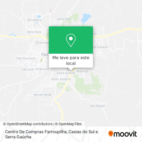 Centro De Compras Farroupilha mapa