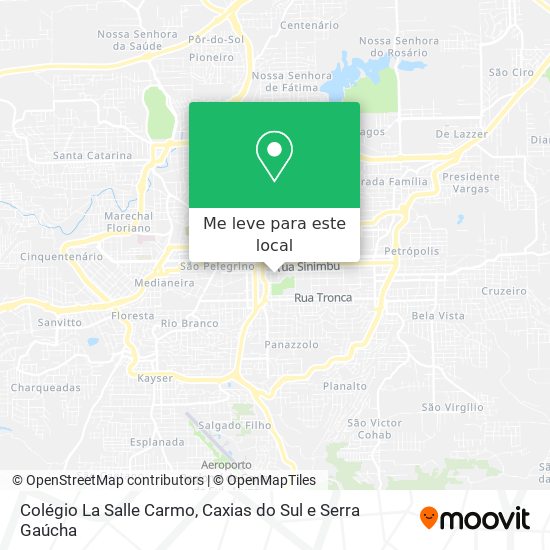 Colégio La Salle Carmo mapa