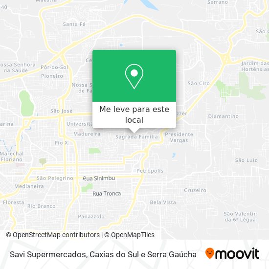 Savi Supermercados mapa