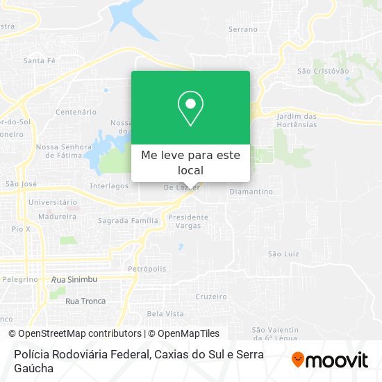 Polícia Rodoviária Federal mapa